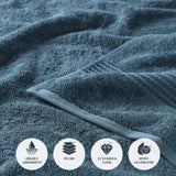 Egyptian Cotton Heritage Plush Towel Set 3 Piece - Egyptian Cotton Towel Set by Superior Brand