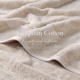 Egyptian Cotton Heritage Plush Towel Set 3 Piece - Egyptian Cotton Towel Set by Superior Brand