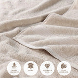 Egyptian Cotton Heritage Plush Towel Set 3 Piece - Egyptian Cotton Towel Set by Superior Brand