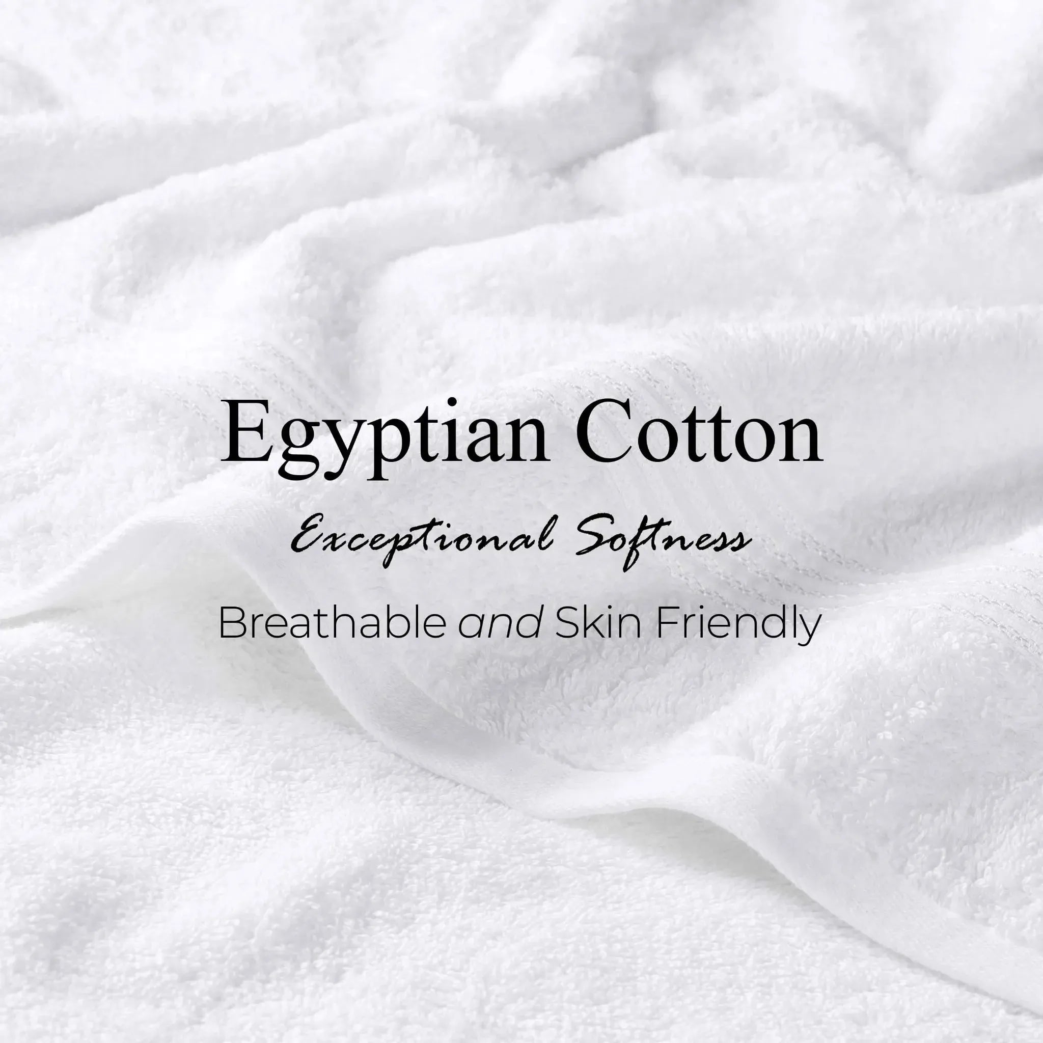 Egyptian Cotton Heritage Plush Towel Set 3 Piece - Egyptian Cotton Towel Set by Superior Brand