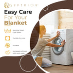 100% Cotton Waffle Blanket – Cooling Waffle Weave, Lightweight & Breathable - Blanket by Superior Brand