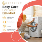 100% Cotton Waffle Blanket – Cooling Waffle Weave, Lightweight & Breathable - Blanket by Superior Brand
