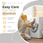 100% Cotton Waffle Blanket – Cooling Waffle Weave, Lightweight & Breathable - Blanket by Superior Brand