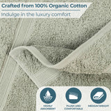 Oregon Organic Cotton Medium Weight Solid Hand Towel, Set of 6 - Hand Towel by Superior Brand