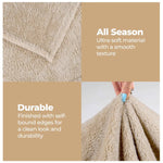 Fleece Plush Medium Weight Fluffy Soft Solid Decorative Blanket - Blanket by Superior Brand