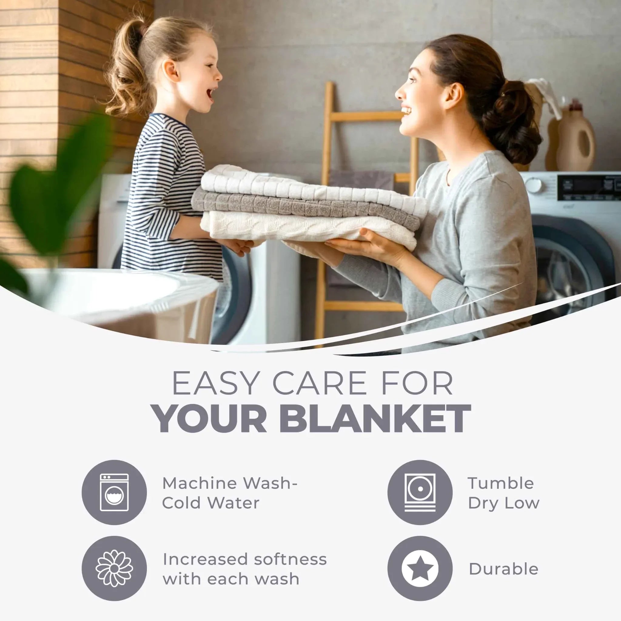 100% Cotton Thermal Blanket – Basketweave All-Season, Lightweight & Breathable - Blanket by Superior Brand