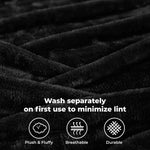 Fleece Plush Medium Weight Fluffy Soft Solid Decorative Blanket - Blanket by Superior Brand