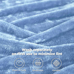 Fleece Plush Medium Weight Fluffy Soft Solid Decorative Blanket - Blanket by Superior Brand