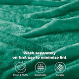 Fleece Plush Medium Weight Fluffy Soft Solid Decorative Blanket - Blanket by Superior Brand