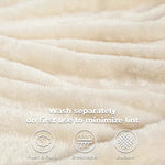 Fleece Plush Medium Weight Fluffy Soft Solid Decorative Blanket - Blanket by Superior Brand