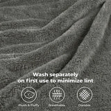 Fleece Plush Medium Weight Fluffy Soft Solid Decorative Blanket - Blanket by Superior Brand