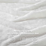 Fleece Plush Medium Weight Fluffy Soft Solid Decorative Blanket - Blanket by Superior Brand