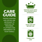 Rayon from Bamboo Eco-Friendly Fluffy Soft Solid 6 Piece Towel Set - Towel Set by Superior Brand