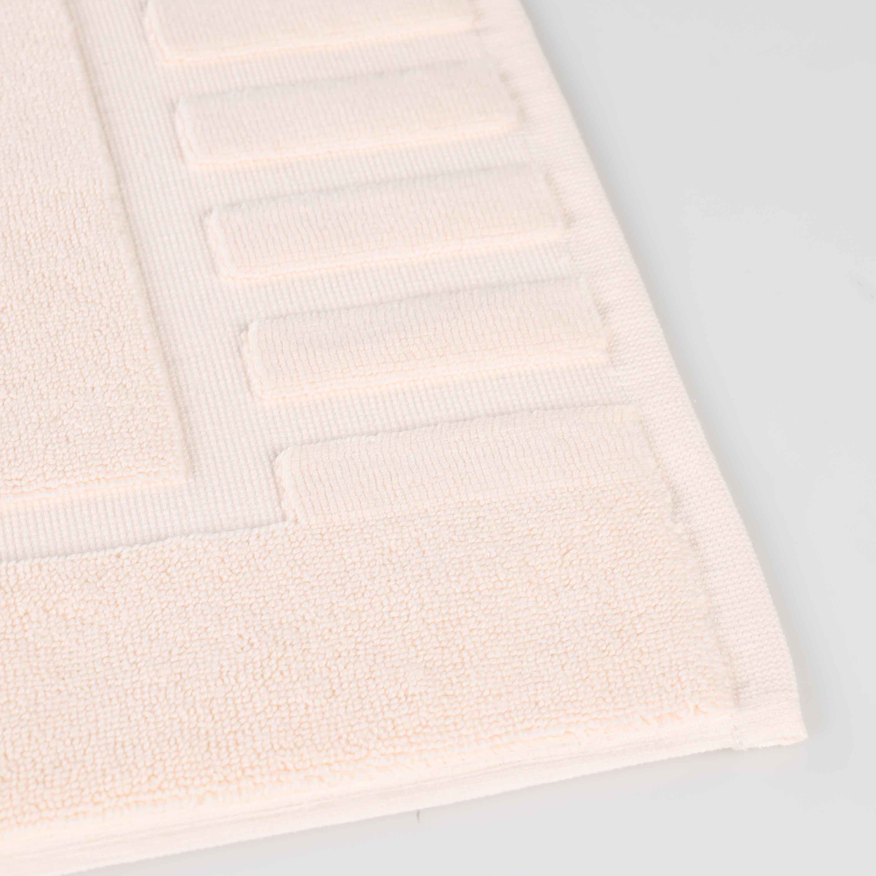 Leo Cotton Solid Modern Absorbent Heavy Washable Bath Mat Set of 2 - Bath Mats by Superior Brand