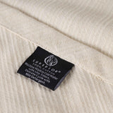 Milan Cotton Textured Jacquard Striped Lightweight Woven Blanket - Blanket by Superior Brand
