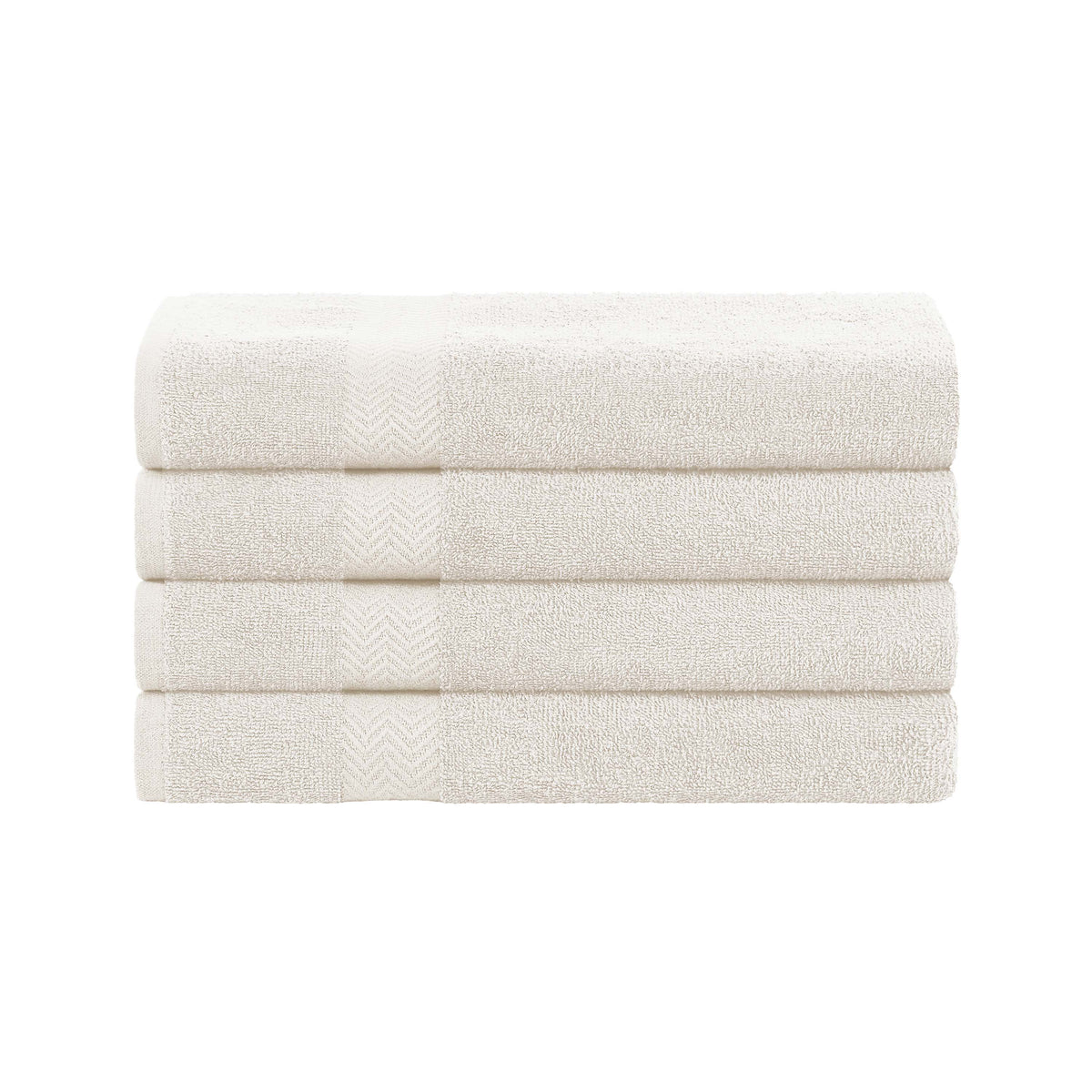 Cotton Highly Absorbent Eco-Friendly Quick Dry 4 Piece Bath Towel Set