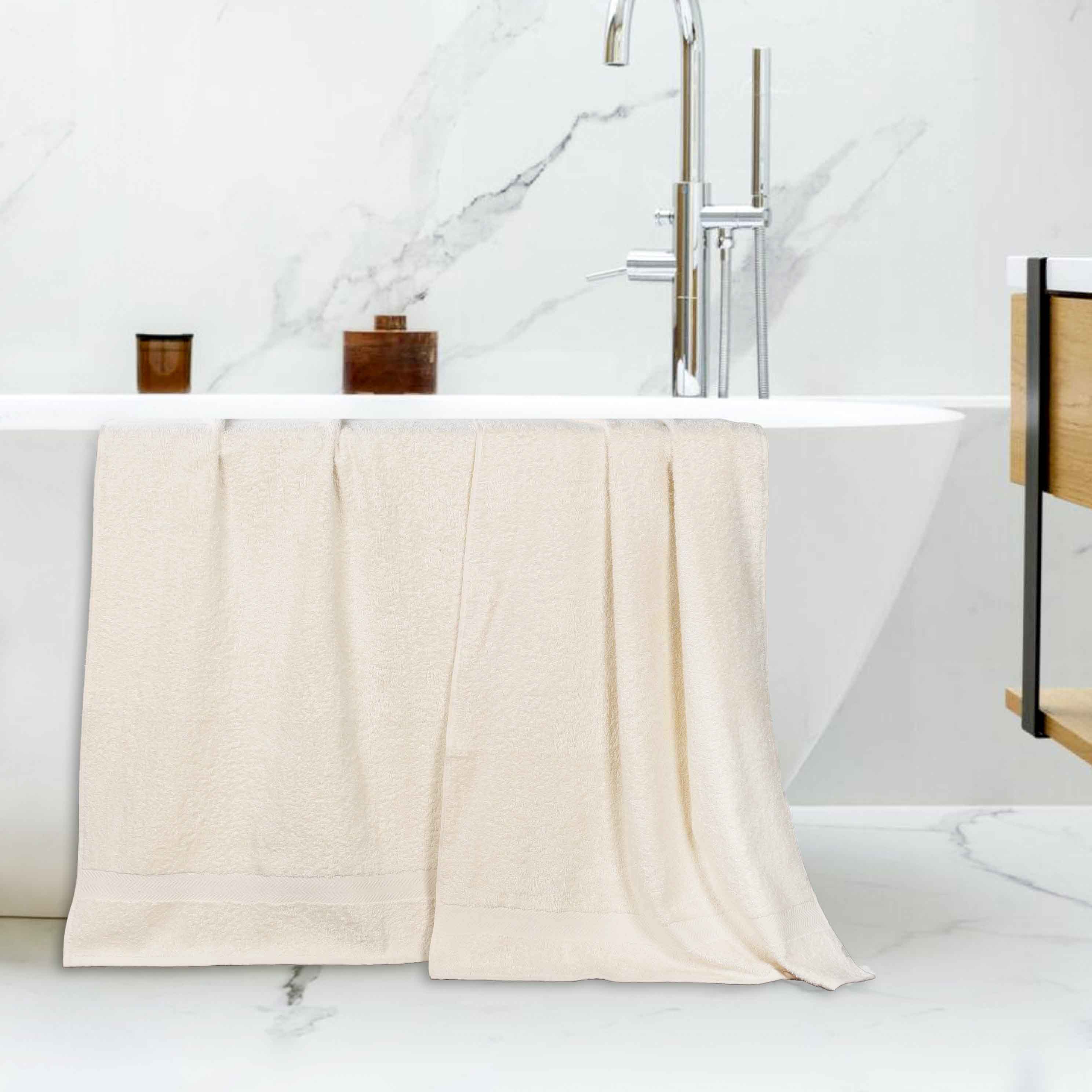 Cotton Eco-Friendly Bathroom Essentials 2 Piece Bath Sheet Set - Bath Sheets by Superior Brand