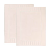 Leo Cotton Solid Modern Absorbent Heavy Washable Bath Mat Set of 2 - Bath Mats by Superior Brand