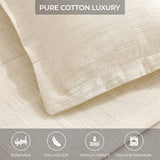 Zenith Cotton Medium Weight Geometric Matelasse Bedspread and Sham Set - Bedspread by Superior Brand