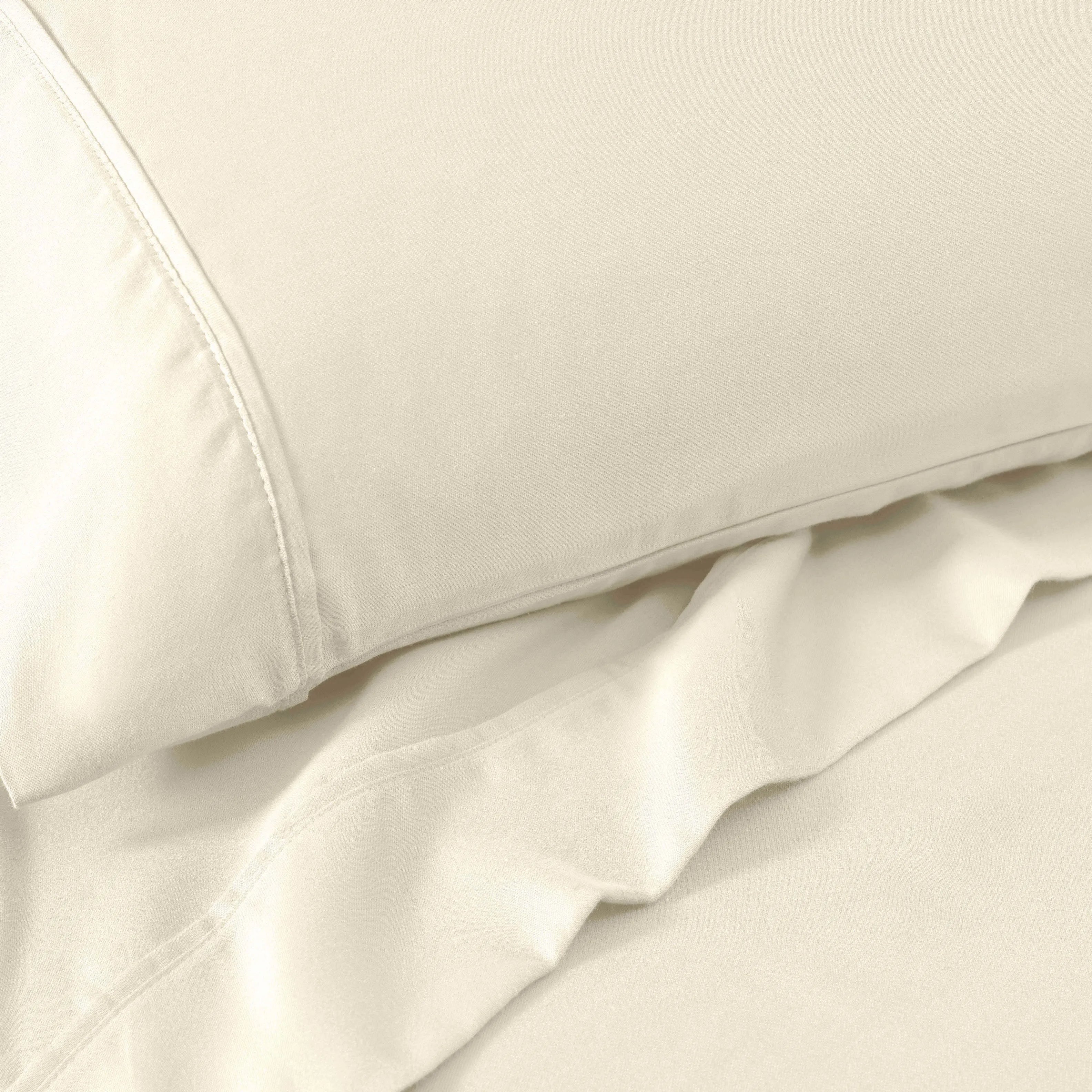 1200 Thread Count Cotton Rich Bed Sheet Set Solid Deep Pocket - Sheet Set by Superior Brand