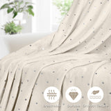 Fleece Plush Medium Weight Fluffy Soft Decorative Polka Dot Blanket - Blanket by Superior Brand