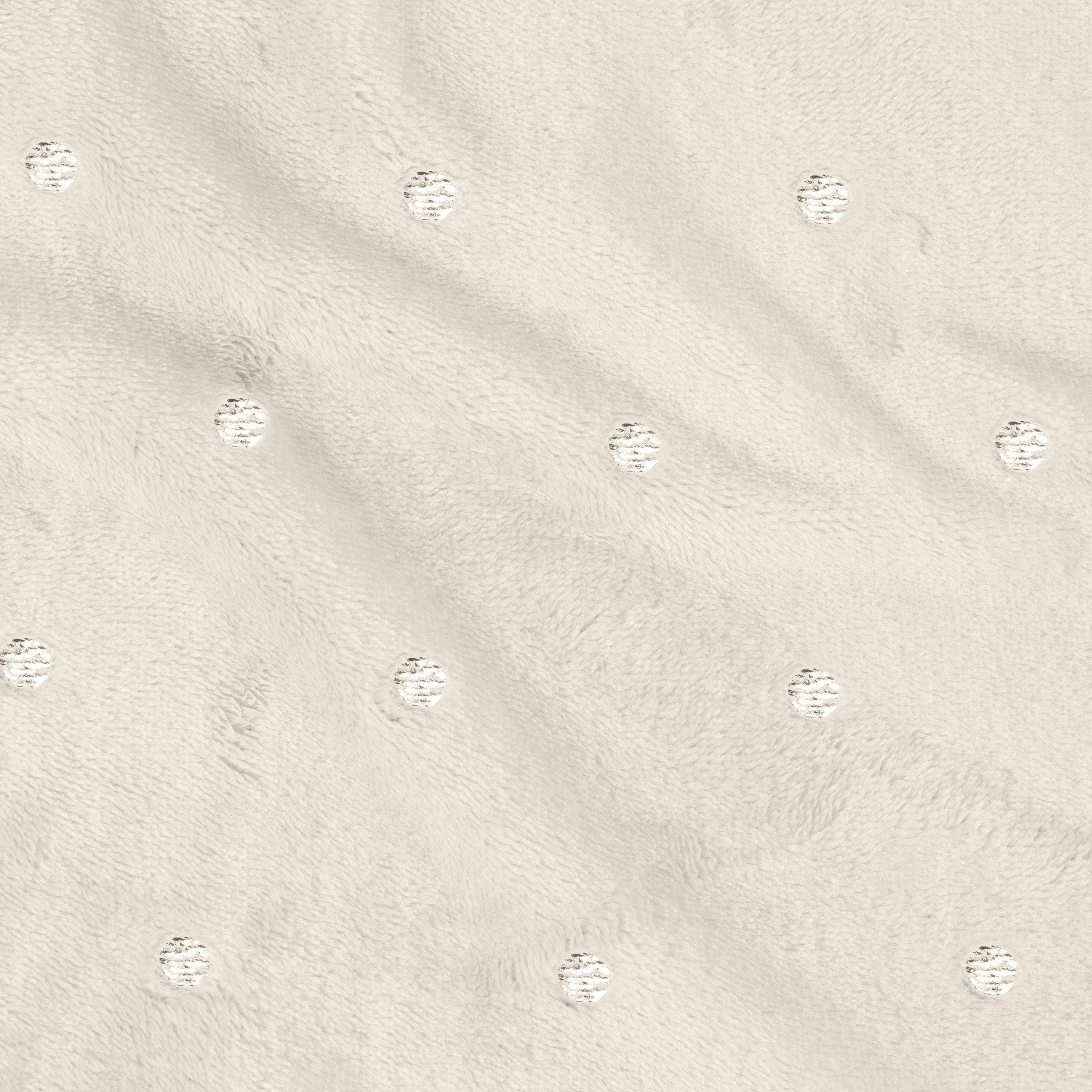 Fleece Plush Medium Weight Fluffy Soft Decorative Polka Dot Blanket - Blanket by Superior Brand