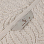 Chevron Zero Twist Jaquard Cotton 3 Piece Bathroom Towel Set - Towel Set by Superior Brand