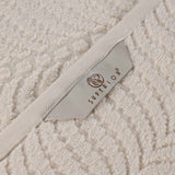 Chevron Zero Twist Jaquard Cotton 3 Piece Bathroom Towel Set - Towel Set by Superior Brand