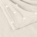 Fleece Plush Medium Weight Fluffy Soft Decorative Polka Dot Blanket - Blanket by Superior Brand