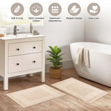 Egyptian Cotton Greek Key Infinity Border Bath Mat Set of 2 - Bath Mats by Superior Brand