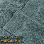 Zero Twist Cotton Ultra-Soft Absorbent Face Towel Washcloth Set of 12 - Face Towel by Superior Brand