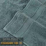 Zero Twist Cotton Ultra-Soft Absorbent Face Towel Washcloth Set of 12 - Face Towel by Superior Brand