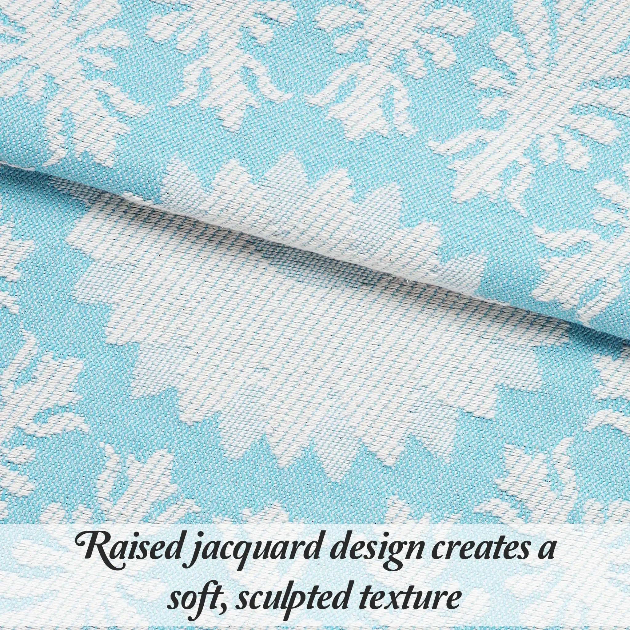 Kymbal Cotton Blend Woven Medallion Jacquard Bedspread Set - Bedspread by Superior Brand