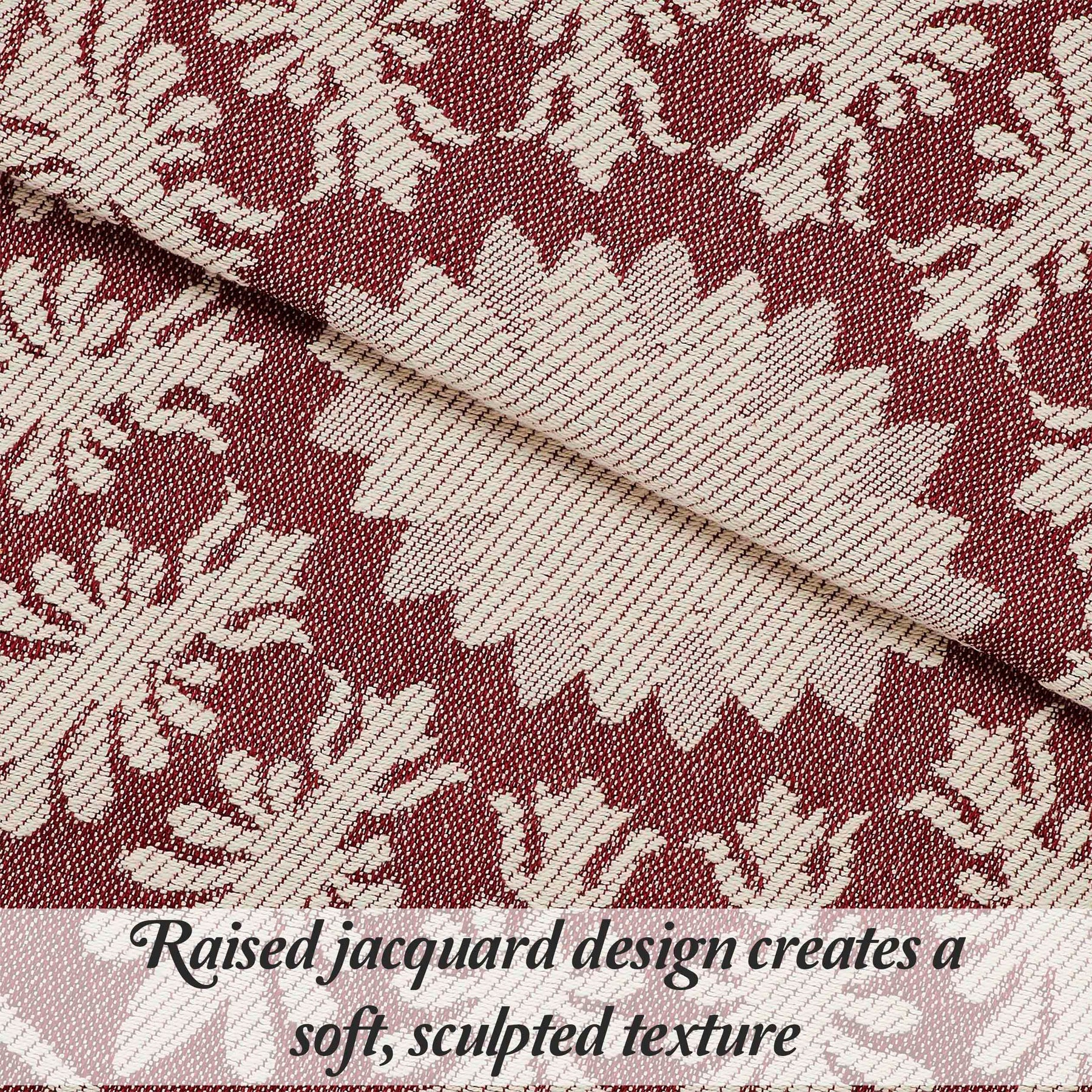Superior Kymbal Cotton Blend Woven Traditional Medallion Lightweight Jacquard Bedspread and Sham Set