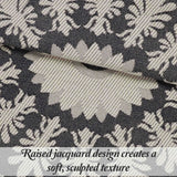 Kymbal Cotton Blend Woven Medallion Jacquard Bedspread Set - Bedspread by Superior Brand