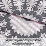 Kymbal Cotton Blend Woven Medallion Jacquard Bedspread Set - Bedspread by Superior Brand