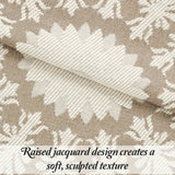 Kymbal Cotton Blend Woven Medallion Jacquard Bedspread Set - Bedspread by Superior Brand