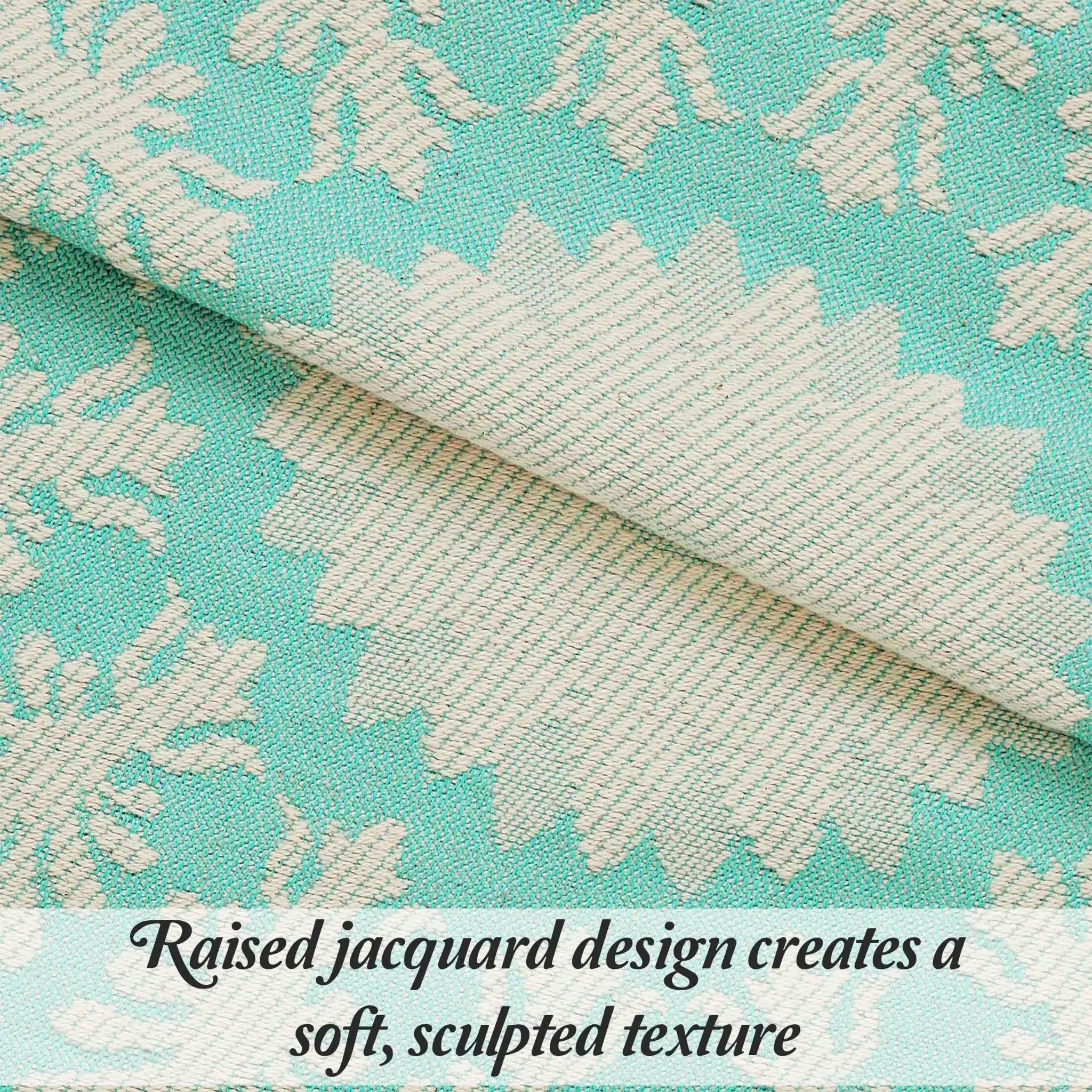 Kymbal Cotton Blend Woven Medallion Jacquard Bedspread Set - Bedspread by Superior Brand