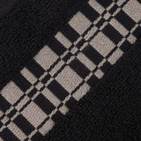 Larissa Cotton Geometric Border 3 Piece Assorted Towel Set - Towel Set by Superior Brand