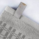 Larissa Cotton Geometric Border 3 Piece Assorted Towel Set - Towel Set by Superior Brand