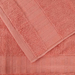 Larissa Cotton Geometric Border 3 Piece Assorted Towel Set - Towel Set by Superior Brand