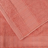 Larissa Cotton Geometric Border 3 Piece Assorted Towel Set - Towel Set by Superior Brand