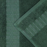 Larissa Cotton Geometric Border 3 Piece Assorted Towel Set - Towel Set by Superior Brand