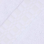 Larissa Cotton Geometric Border 3 Piece Assorted Towel Set - Towel Set by Superior Brand