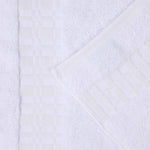 Larissa Cotton Geometric Border 3 Piece Assorted Towel Set - Towel Set by Superior Brand