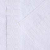 Larissa Cotton Geometric Border 3 Piece Assorted Towel Set - Towel Set by Superior Brand