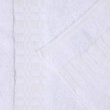 Larissa Cotton Geometric Border 3 Piece Assorted Towel Set - Towel Set by Superior Brand