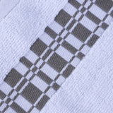 Larissa Cotton Geometric Border 3 Piece Assorted Towel Set - Towel Set by Superior Brand
