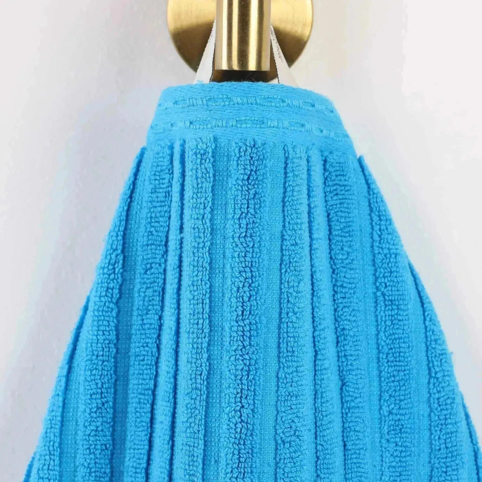 Soho Ribbed Cotton Absorbent Bath Towel Set of 4 - Bath Towel by Superior Brand