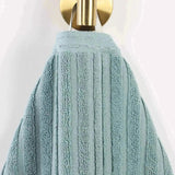 Ribbed Cotton Absorbent Bath Towel Set of 4 - Bath Towel by Superior Brand